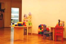 Dettaglio area gioco per bebè e bambini a Primomodo